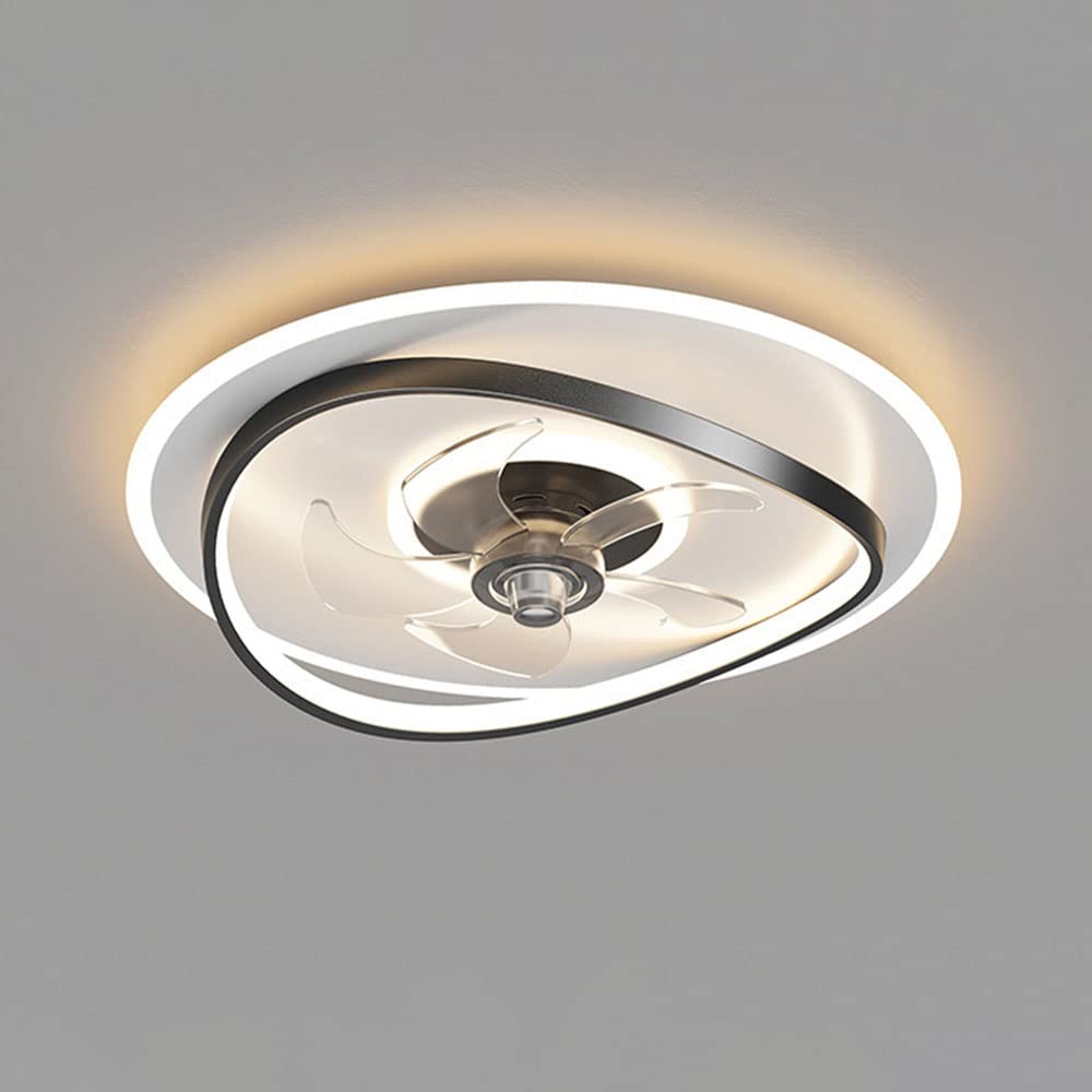 Plafonnier avec ventilateur LED 42W graduable pour salon et chambre