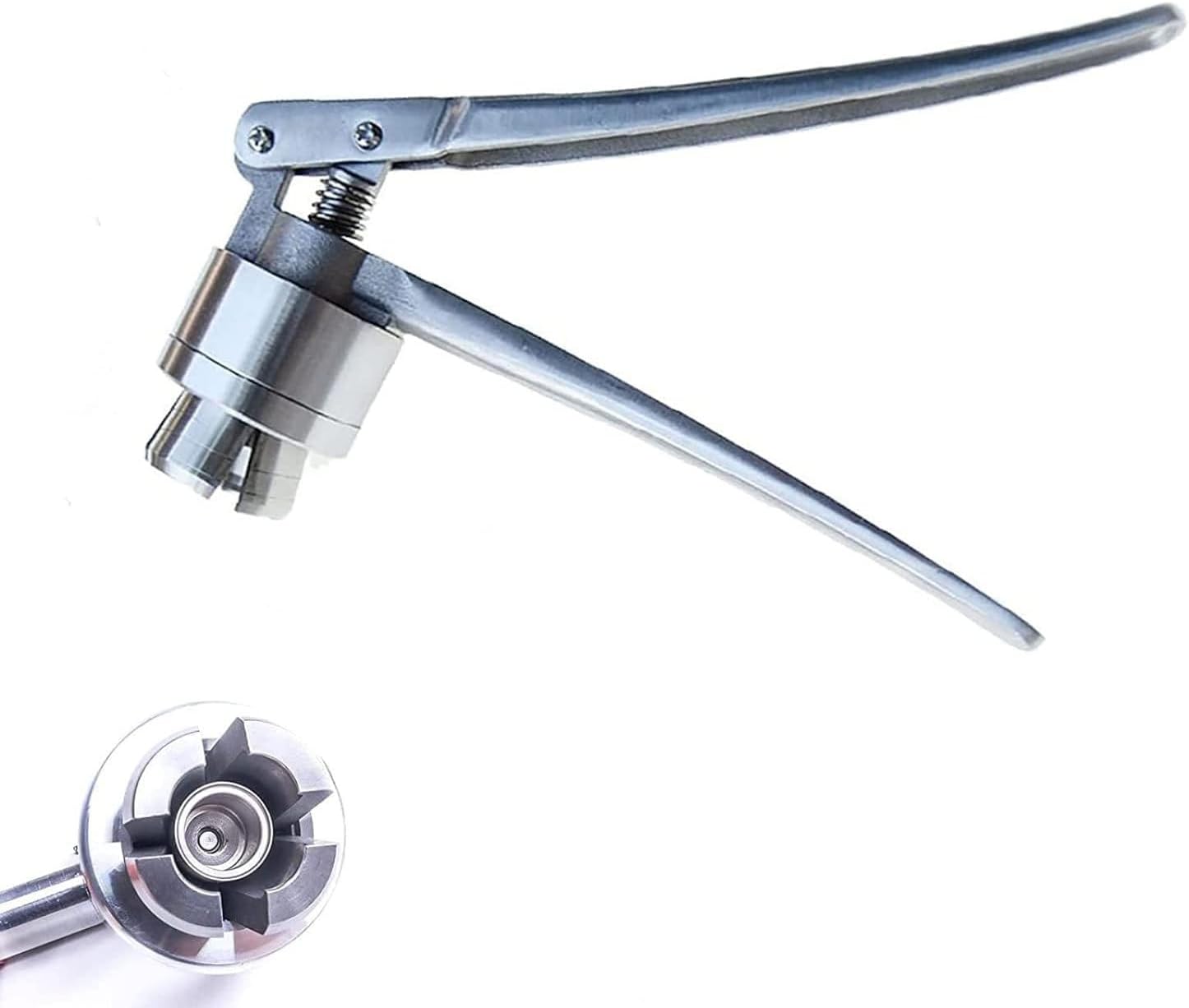 Stainless Steel Manual Vial Crimper, Manual Perfume Crimper, 13mm Perfume Spray Bottle Sealing Machine Cap Capper Bottle Cap Crimping Capping Tools, Hand Sealing Machine Manual Gland Pliers.