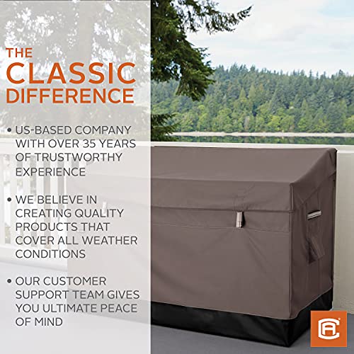 Classic Accessories Ravenna Water-Resistant 133 Gallon Deck Box, Outdoor Storage Box #TOP1