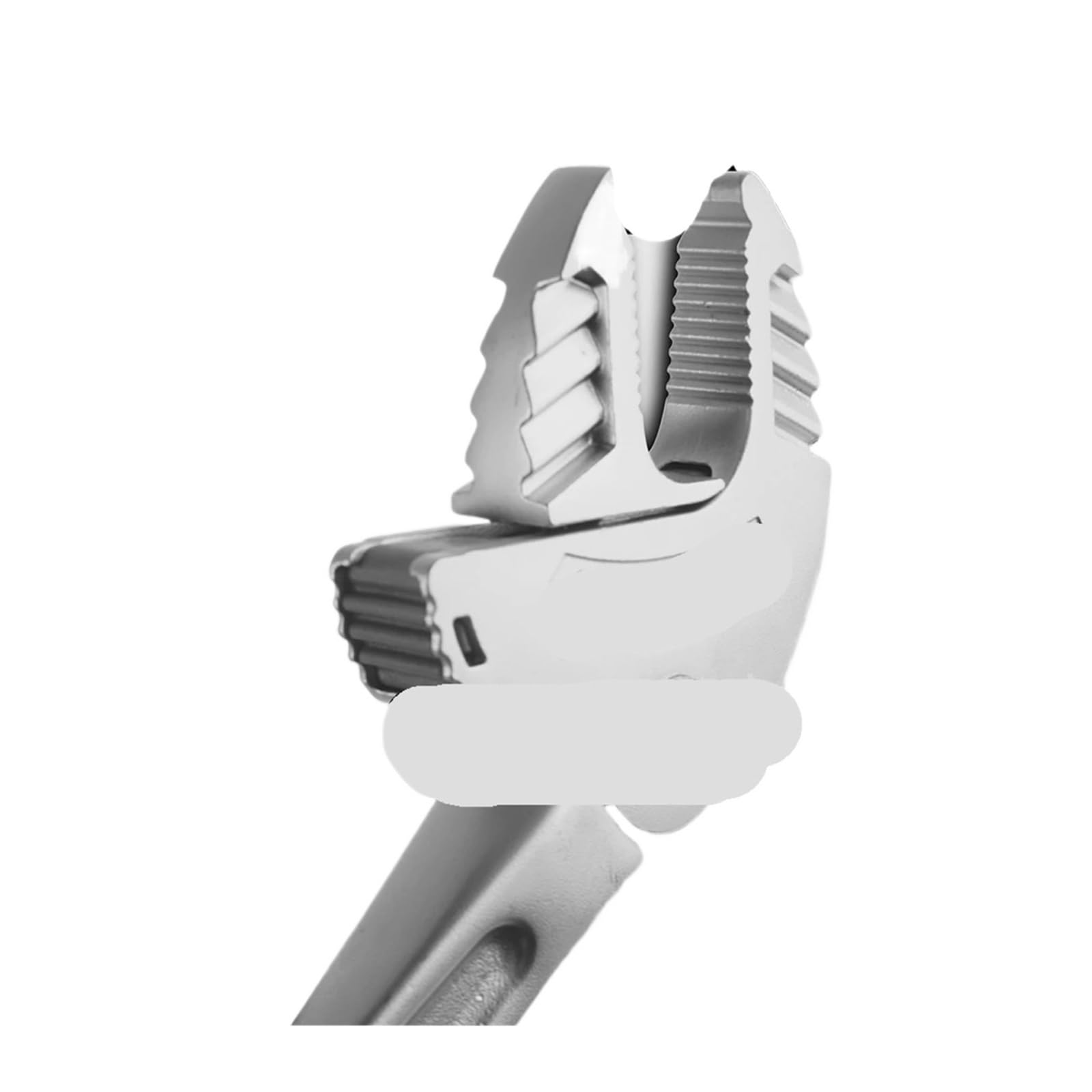 Wjiayao Silver Crab Claw Wrench Heavy-Duty Adjustable Crab Claw Wrench For Auto & Pipelines Jaw Opening, Self-Adjusting Ratchet(16-19Mm)
