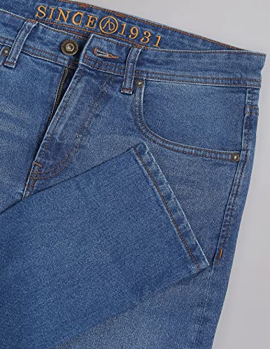 Image of Arvind Skinny Fit Stone Wash Jeans