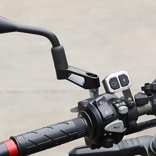 Miniatura 2 de Kit de adaptador de elevadores de espejo retrovisor compatible con Honda Monkey 125M 125MA 125 2019-2023 2024 2025 Accesorios de motocicleta