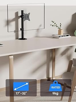 13'-32' Compatible Desk Type Adjustable Monitor Handle