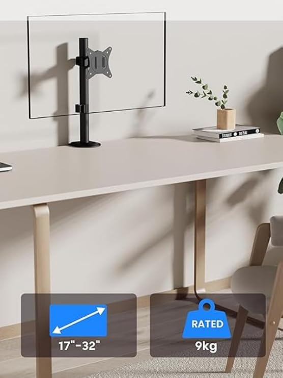 13'-32' Compatible Desk Type Adjustable Monitor Handle