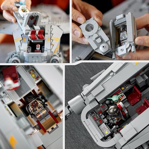Star Wars The Razor Crest UCS Set, Ultimate Collectors Series Starship Model Kit per adulti, grande iconico The Mandalorian Memorabilia da collezione, 75331 - Lego - Immagine 4