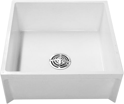 Miniatura 2 de American Standard MSB2424100 Fiat - Lavabo de mopa de piedra moldeada, color blanco