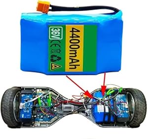 36 V 4,4 Ah 10S2P Akkupack, 36V 4400Mah Wiederaufladbarer Akku Für Elektrisches Selbstbalancierendes Scooter-Hoverboard-Einrad 36V 4.4AH