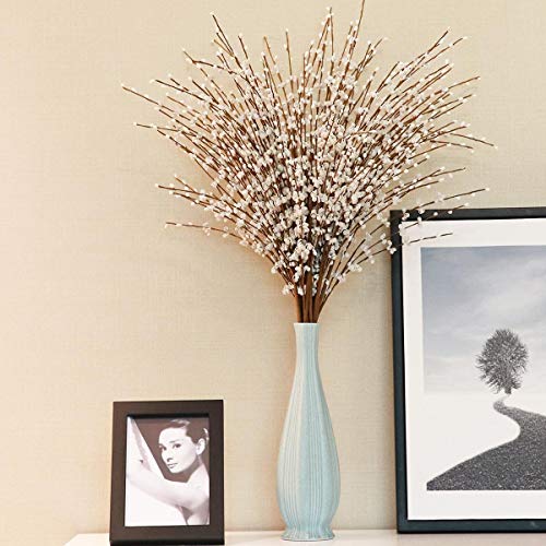 Hebe 10 Pieces Artificial Jasmine Flowers With 29.9" Long Stems Artificial Flower Fake Jasmine Flower For Wedding Home Office Party Hotel Restaurant Table Patio Or Yard Decoration #TOP4