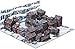 Wise Elk Toy Hotel construction set, real plaster bricks, gypsum reusable building kit, 400 pcs, educational gift