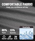 BEENIUBEE Incontinence Pants for Men,50ML Absorbent Washable Incontinence Boxers Brief for Men, Reusable Leakproof Boxer Underpants,Underwear Trunks 3 Pack(Multicolor01,L) - Image 4