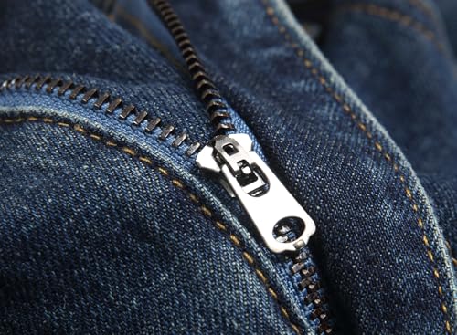 Image of QIMYUM Men's Wide-Leg Baggy Flex Jeans Relaxed Loose Fit Long Denim Pants