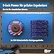 Reinigungsscheibe 5er-Set [125x2,0x22,23mm] CSD Winkelschleifer Reinigungsscheibe - Schruppscheiben zum Reinigen, Rostentferner Scheibe, Grobreinigungsscheibe, Metall Schleifer, Holz & Autoarbeiten