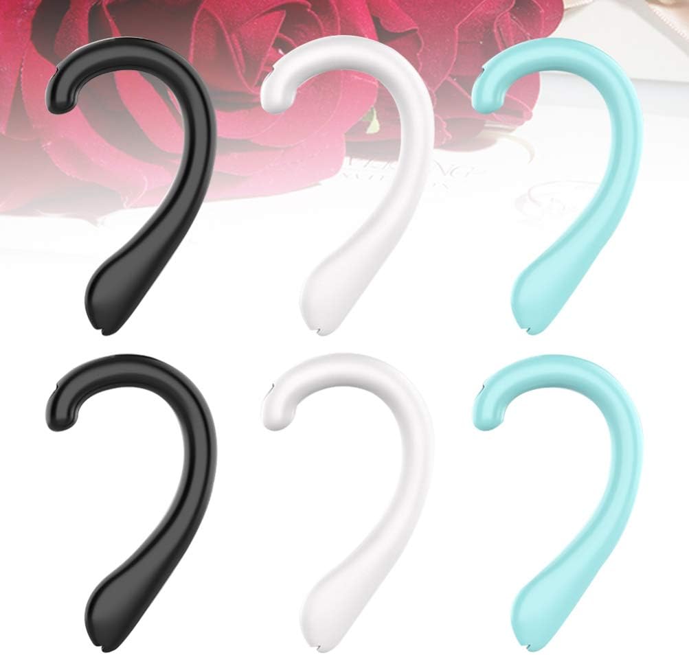 Silicone Ear Sleeves 3 Pairs Lightweight Anti-Pain Earloop Covers for Comfortable Fit for Adults and Kids