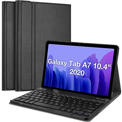 Up To 60% OFF ProCase Galaxy Tab A7 10.4 Inch 2020 Keyboard Case (SM-T500 T505 T507), Protective Cover Case with Detachable Wireless Keyboard for Galaxy Tab A7 10.4" 2020 –Black