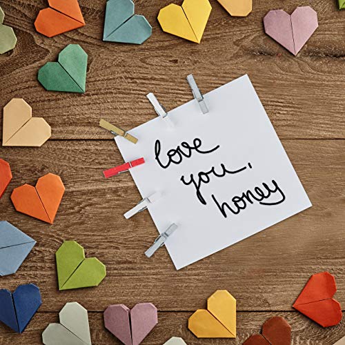 Relaxdays Mollette in Legno, Set da 144