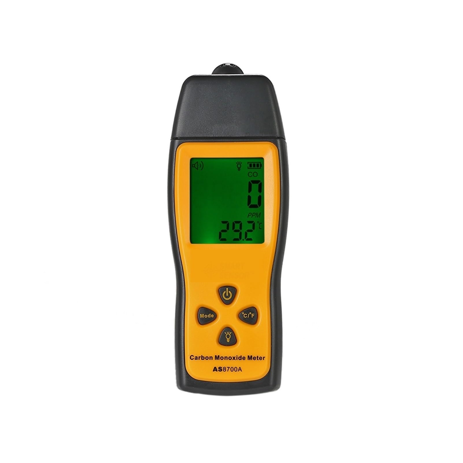 Detector de Gas, Detector de Gas CO 2 en 1, medidor Temperatura, analizador monóxido Carbono, Monitor Calidad del Aire, analizadores Fugas, Pantalla LCD a Color para el Trabajo y el hogar(Type2)