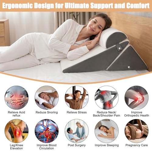 Coussin d'élévation du sommeil pour un alignement du dos optimal - 3