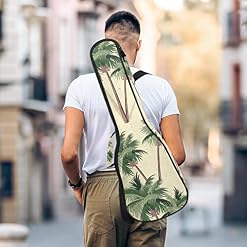 Housse pour ukulélé – Motif palmiers tropicaux rétro – Avec sangle réglable – Sac à dos pour ukulélé - Les Beatles, Paul McCartney, John Lennon, RIngo Starr, George Harrison Housse pour ukulélé - Motif palmiers tropicaux rétro - Avec sangle réglable - Sac à dos pour ukulélé – Image 5