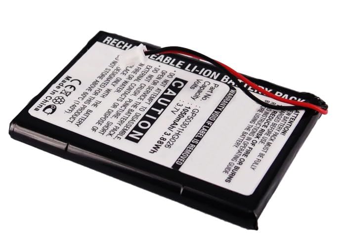 Synergy Digital GPS Battery, Works with FireDogGolf SkyCaddie SG2.5 GPS, (Li-Ion, 3.7V, 1050 mAh) Ultra High Capacity Battery