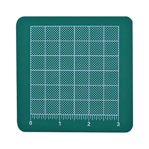 Excel Self-Healing Cutting Mat, 3-1/2 by 3-1/2-Inch, Green Cover