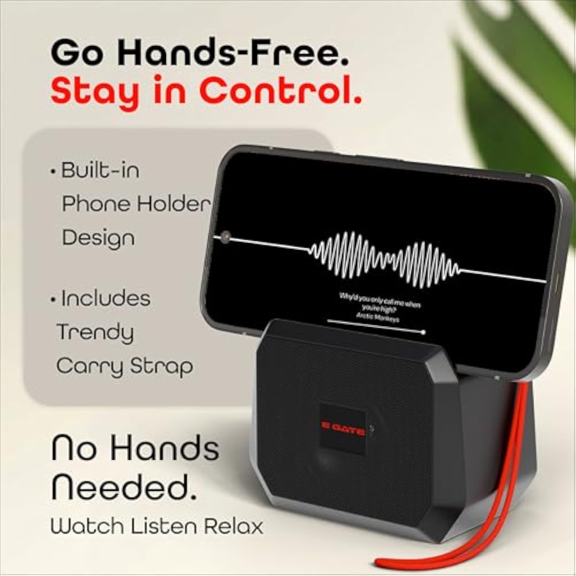 Atom S24 Bluetooth Wireless Speaker with Phone Stand
