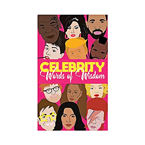 Gift Republic- Celebrity Words of Wisdom - Juego de Cartas de Trivia (GR490069)