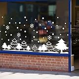 VHVCX Copo De Nieve De Tipo Bosque Pegatinas De Pared Etiquetas En Las Ventanas De Vidrio Tienda De Ropa De Mobiliario Restaurante del Centro Comercial