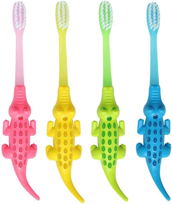 4pcs/lot Kids Cartoon Toothbrush Children Soft Bristle Tooth Mouth Clean Oral Care Teeth Whitening Brush