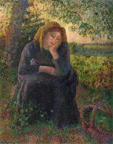 Wall Art Peintures Camille Pissarro grand tableau salon moderne 60x90cm