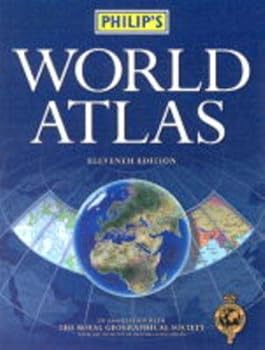 Hardcover Philip's World Atlas Book