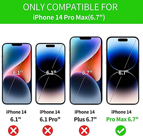 Housse de téléphone à clapet pour Apple iPhone 14 Pro Max étui élégant en cuir bleu