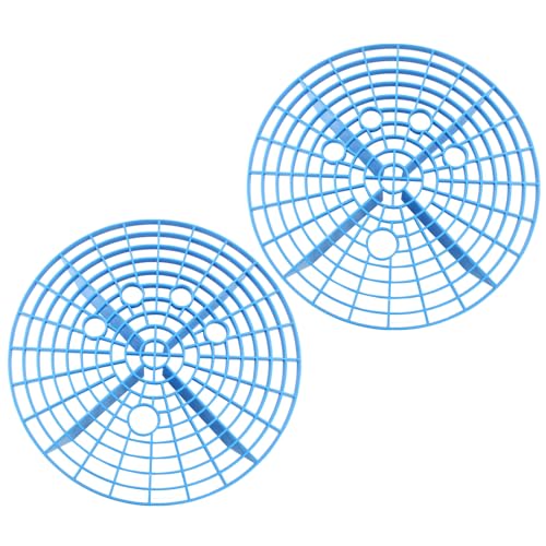 Auvotuis 2Pcs Car Wash Bucket Insert Dirt Guard Insert, Fits 12 Inch Diameter or 3-5 Gallon Bucket, Grit Guard Insert for Automotive Detailing and Cleaning, Car Accessories (Blue)