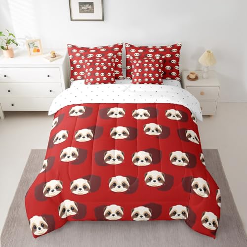 Erosebridal Ferret 7-Piece Comforter Set for Kids, Full Size