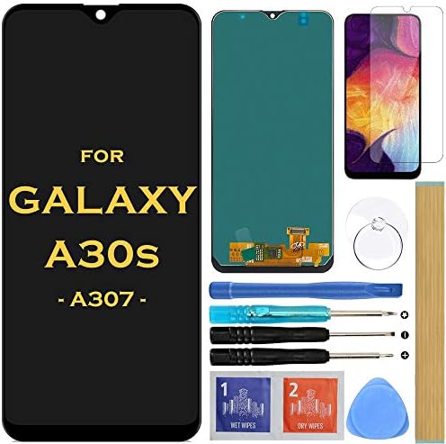 KEEPXYZ Screen Replacement LCD Display Touch Digitizer Assembly for Samsung Galaxy A30S 2019 A307 SM-A307F A307FN A307G A307GN 6.4" (Black)