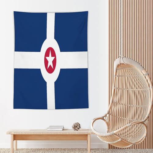 Tapiz de Indianápolis vertical para transformar la decoración de tu sala de estar 5