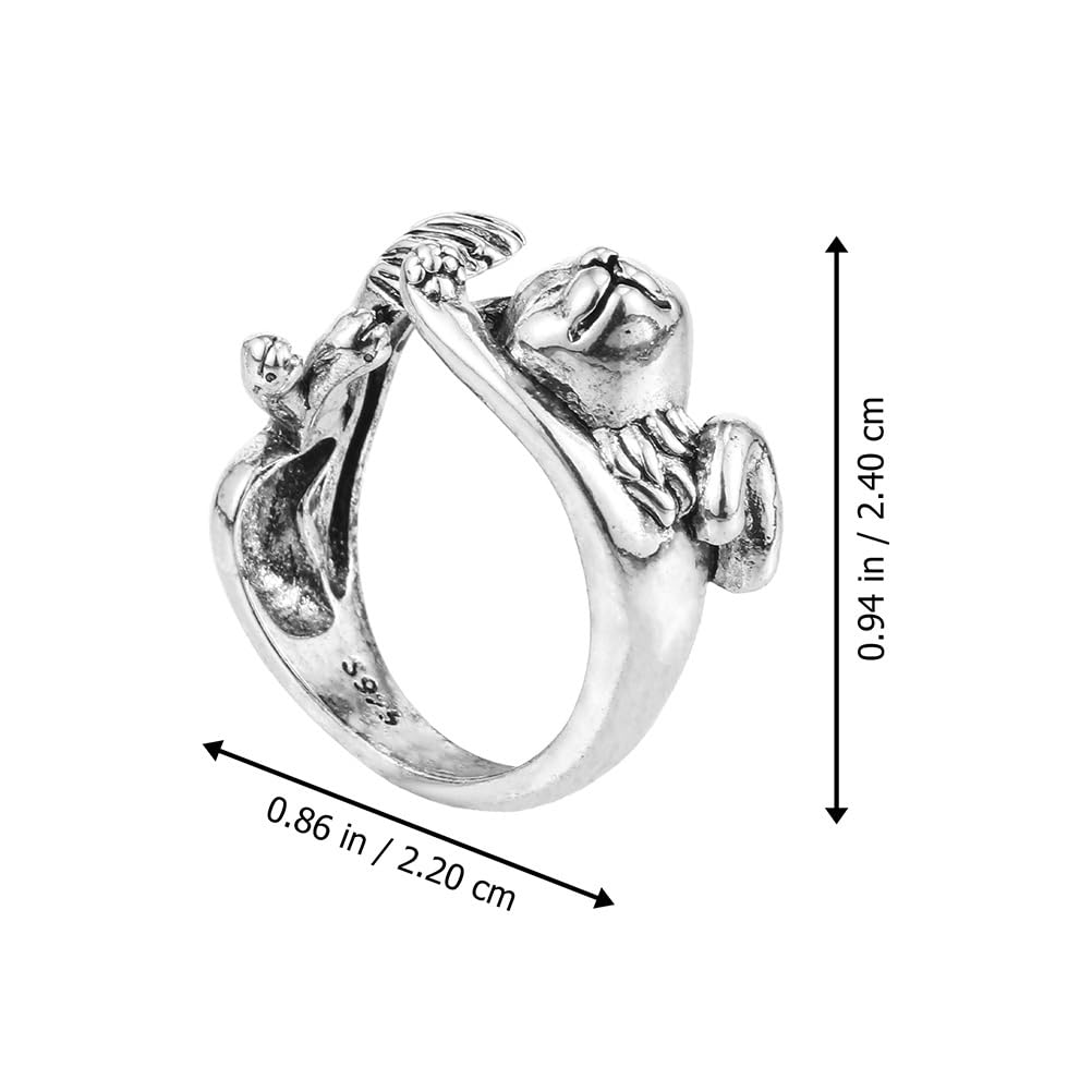 3pcs Adjustable Crochet Rings Knitting Yarn Guide Finger Holder Crochet Rings Faster Knitting Crocheting Accessories