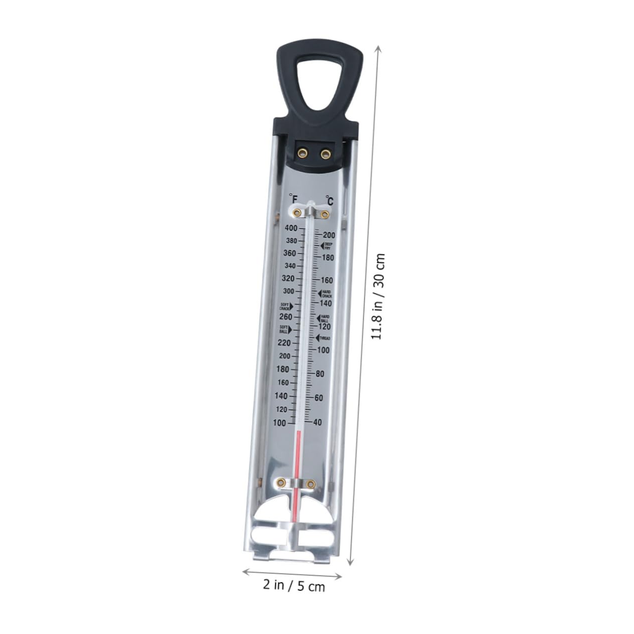 Indoor/Outdoor Thermometer Candy Thermometer Double Scale (Fahrenheit Celsius) Perfect for Cooking Baking