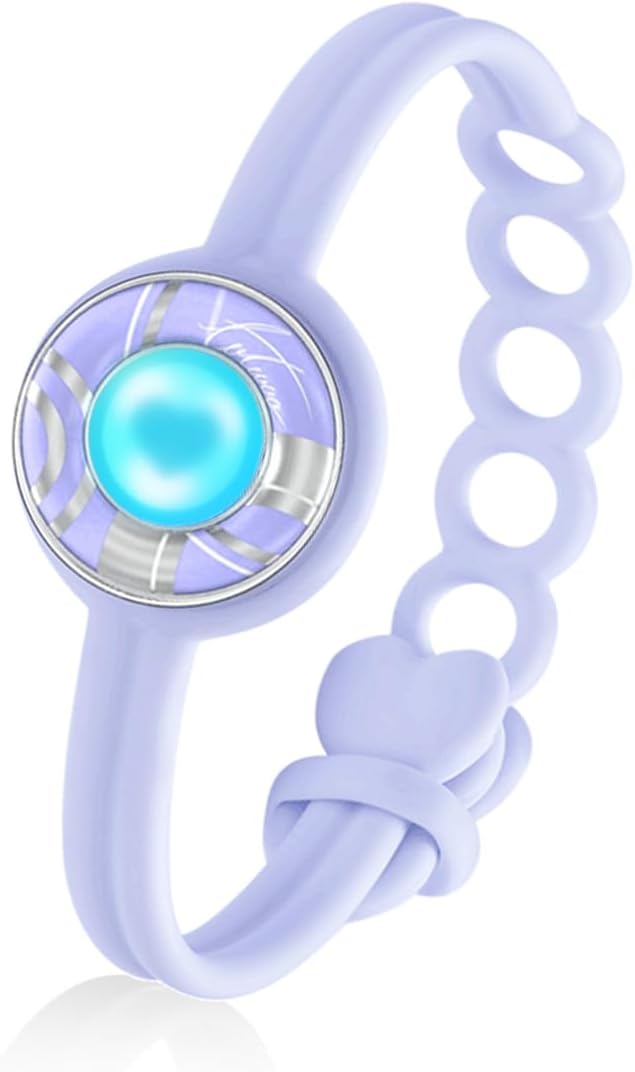 TOTWOO Single Touch Bracelets for Couples, Light up & Vibration for Love Couples | Long Distance Relationship Gifts for Girlfriend, Mother-Daughter, Sisters Bluetooth APP Set Up Pairing Jewelry