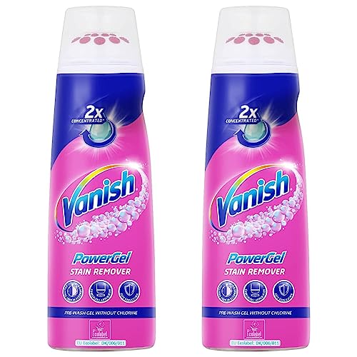 Vanish Quitamanchas Oxi gel pretratante eficaz contra las manchas más difíciles - 2 x 200 ml