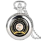 Combinación perfecta: reloj de bolsillo con cadena larga, se puede usar para collar, agrega moda a nuestro uso diario.