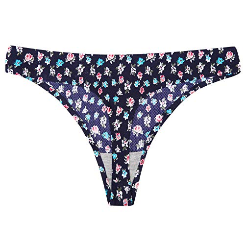 Image of Thongs for Women Seamless Underwear Low Rise Panties Thong