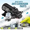 Upgraded 12V DC RV Water Pump – 5.0 GPM 45 PSI Ultra-Quiet - View #12