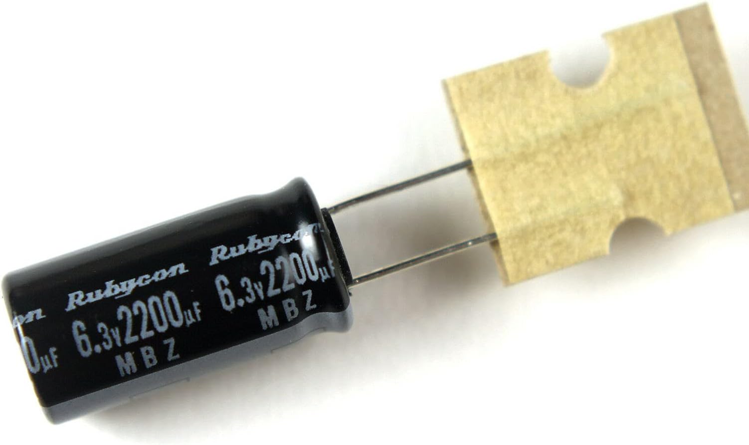 (A #609) 24pcs Rubycon MBZ 2200uF 6.3v 105C Radial Electrolytic Capacitor Motherboard