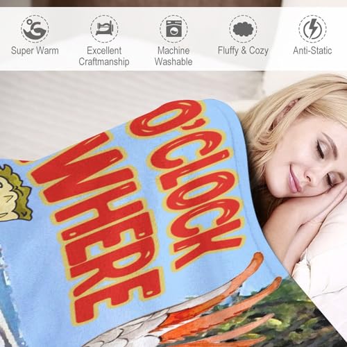 Couverture polaire douce avec message humoristique idée cadeau originale