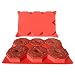 Octaburger: Burger Press with Built-In Dimplers. Instantly Make and Store 6 Perfect Hamburger Patties that Stay Flat and Cook Evenly on Your Barbecue Grill