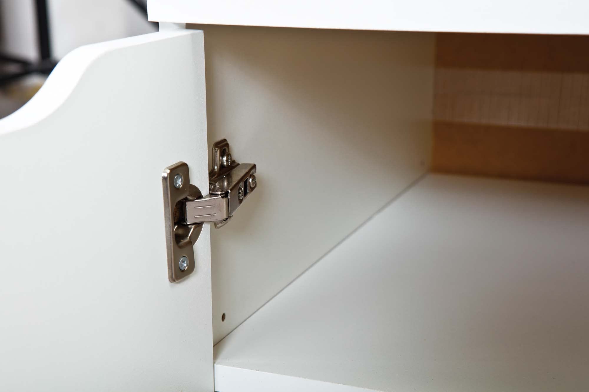 Inter Link - Scrivania con cassetto e anta laterale - bianco - 115 x 76 x 55 cm - Westphalen 1T1S