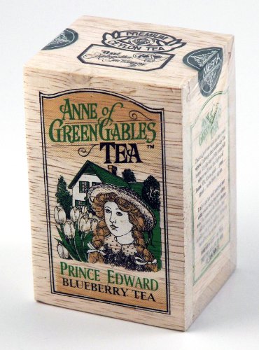 Anne of Green Gables Theme Prince Edward Blueberry Flavored Ceylon Black Tea, 25 Bags in Decorative Wood Crate - SALE by Metropolitan Tea Co.