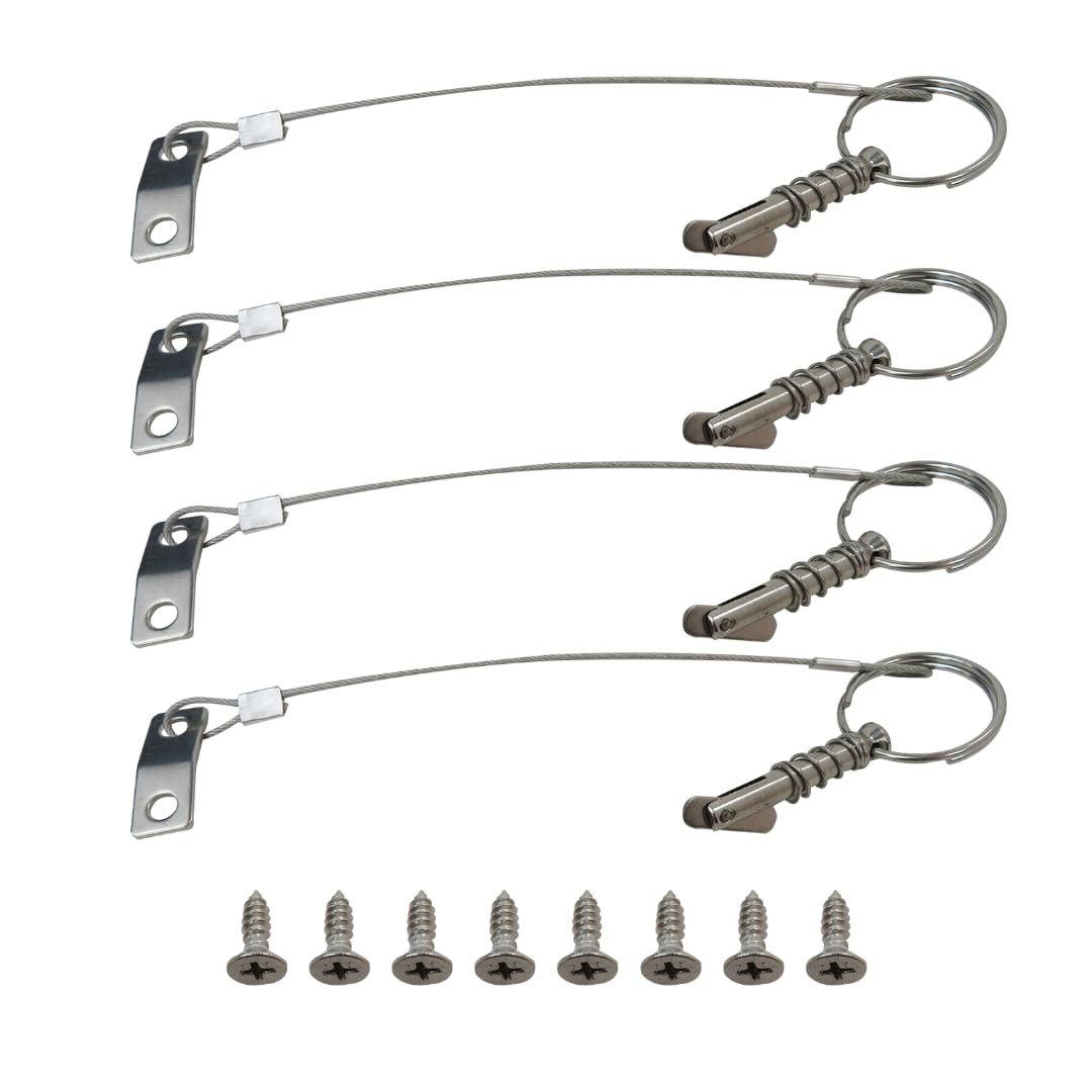 JRSHOME 2024 4 Pack Quick Release Pin 1/4