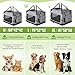 Morpilot Hundebox Hundetransportbox Auto XL 81x58x58cm, Faltbare Transportbox für kleine & große Hunde 2 Katzen, robust Haustier Transporttasche inkl. Hundenapf & Schultergurt