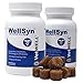VetWELL Glucosamine Joint Supplements for Dogs - With Chondroitin, MSM, Omega 3s and Probiotics for Mobility, Healthy Skin, Shiny Coat, Digestive and Immune Health - WellSyn Soft Chews